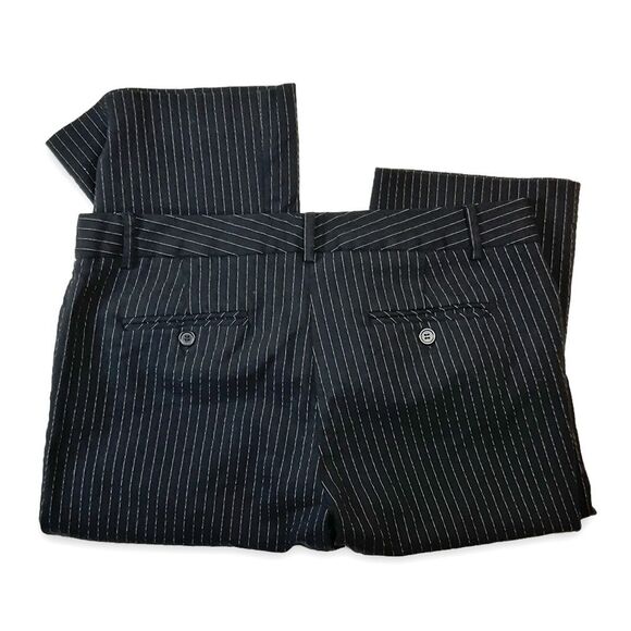 Scarlett Black Pinstripe Stretch Dress Pants Women’s Size 11 | Slim Boot Trouser - Picture 5 of 10